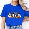 Halloween Dog Fashion T Shirt Tops Women Harajuku Graphic Tees Shirt Femme Corgi Dogs Halloween Women's T-shirt Clothes Tops