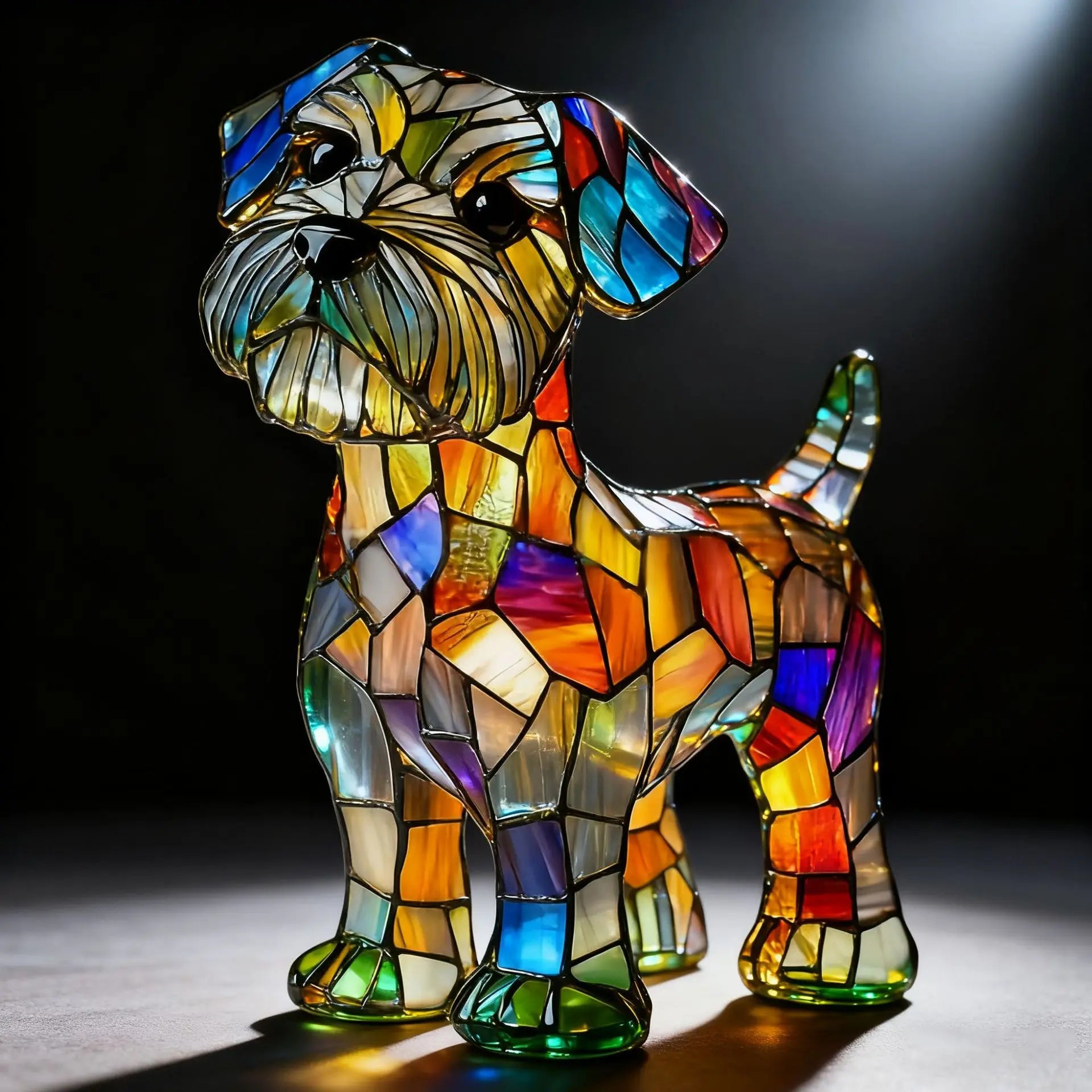 Dog, Cat & Animals Glass Lamp