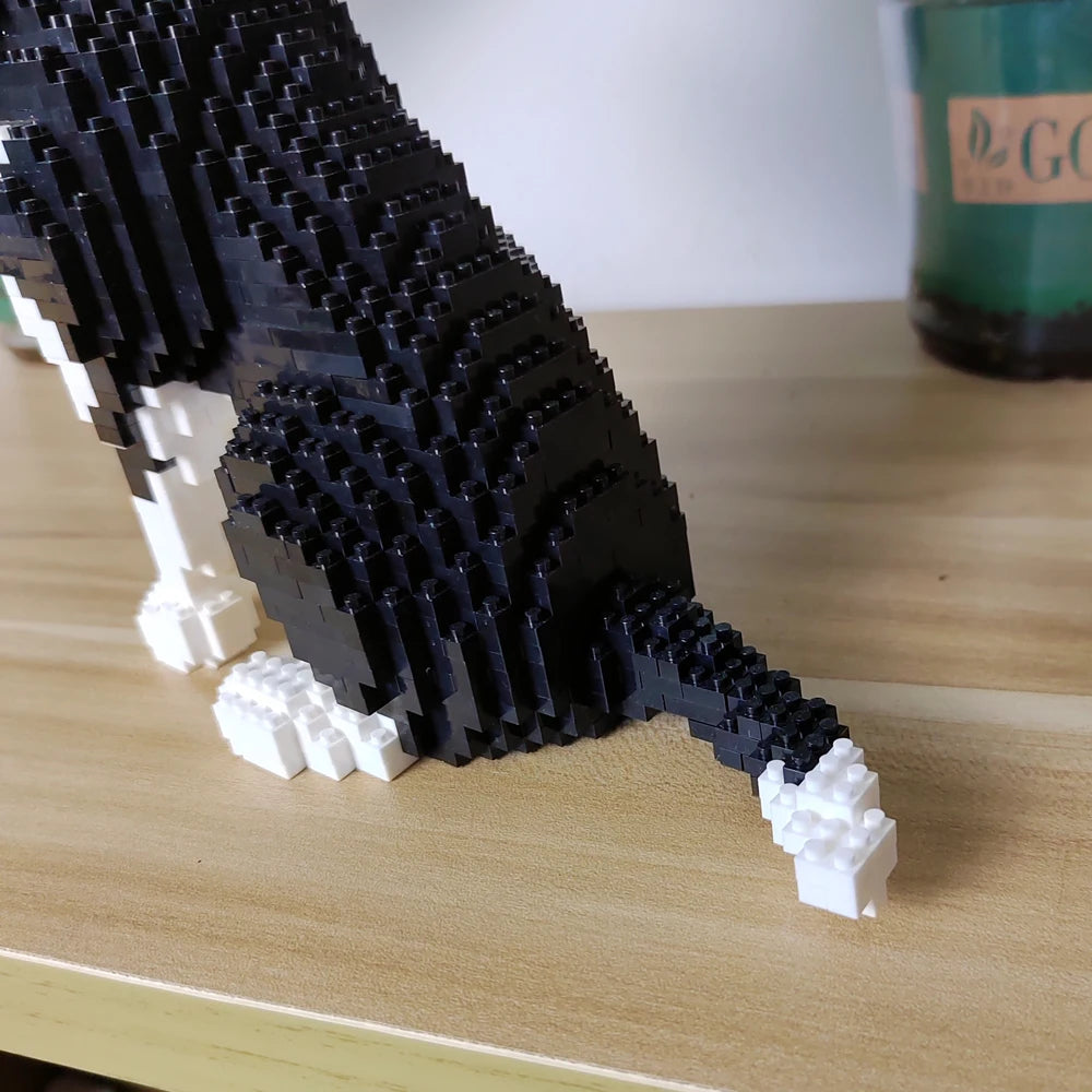 Dachshund Dog Model Micro Mini Building Blocks Set Educational Recreation Toys Pet Lover Gift Decoration Bricks Party Gift