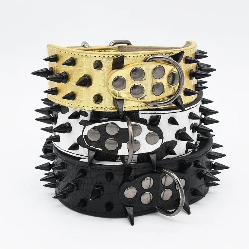 Medium And Large Dog Collars, Rivet Dog Collars, Kasro Bully Dog Collars, Anti-Bite Neck Collars Dogo De Marino Dog Neck Collars