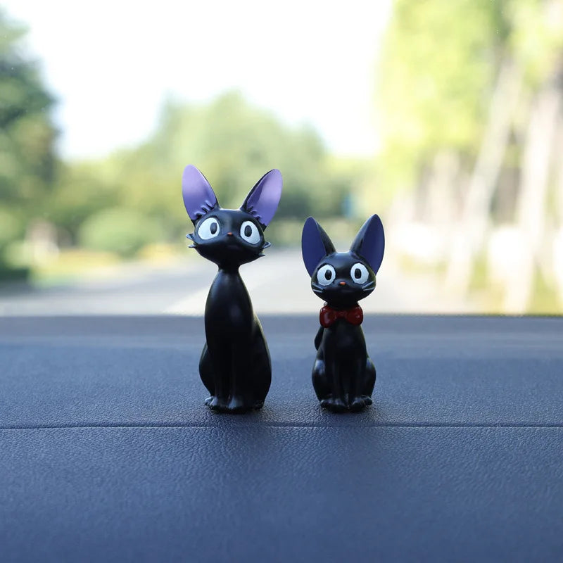 Lovely Cartoon Black Cat Ornament Model Figurines