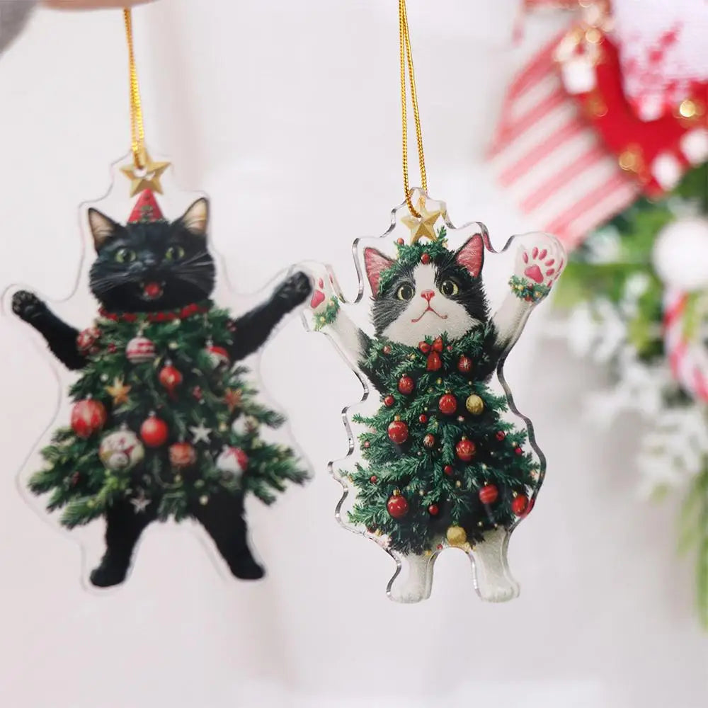 Black Cat Xmas Tree