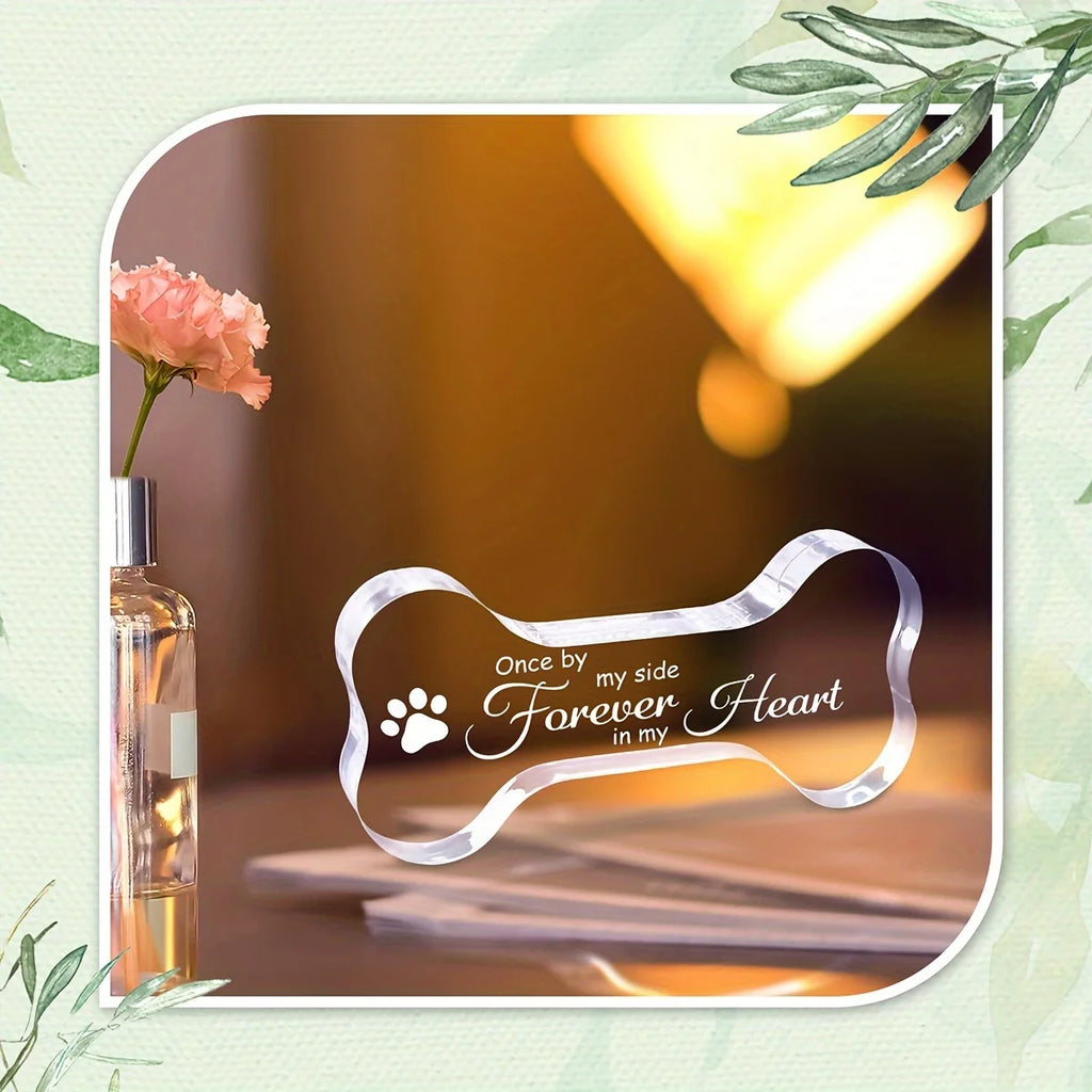 1pc pet memorial gifts, dog memorial plaques, pet memorial mementos, sympathy plaque gifts for those who have lost a pet dog