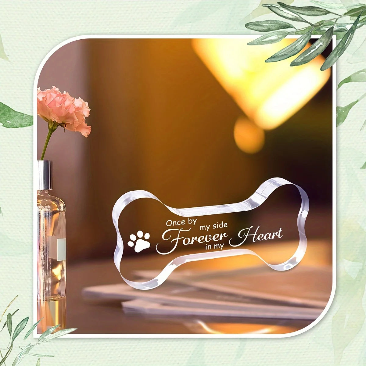 1pc pet memorial gifts, dog memorial plaques, pet memorial mementos, sympathy plaque gifts for those who have lost a pet dog