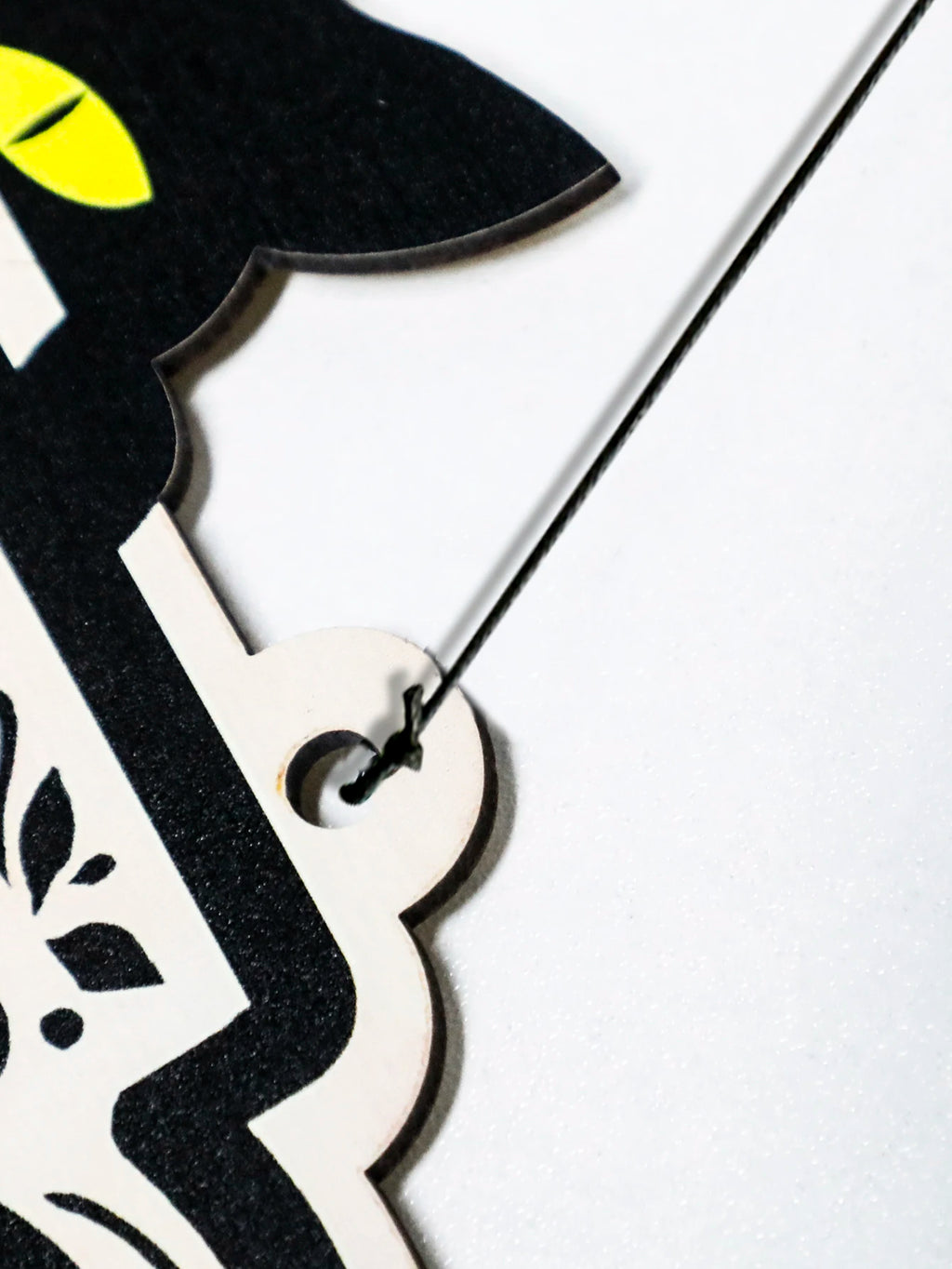 Black Cat Book Tracker Sign