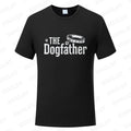 The Dog Father Funny Design T-shirts for Men Dad Dad Fathers Day Tshirts Short Sleeve Clothes Dog Pet Lover Shirts Papa Tops