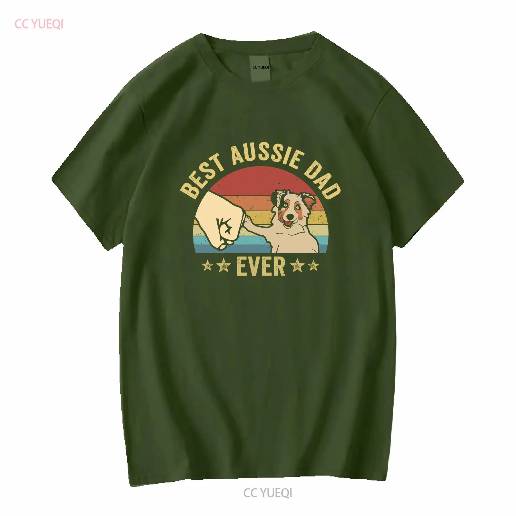 Father's Day Australian Shepherd Dad T-shirt