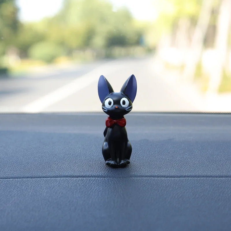 Lovely Cartoon Black Cat Ornament Model Figurines