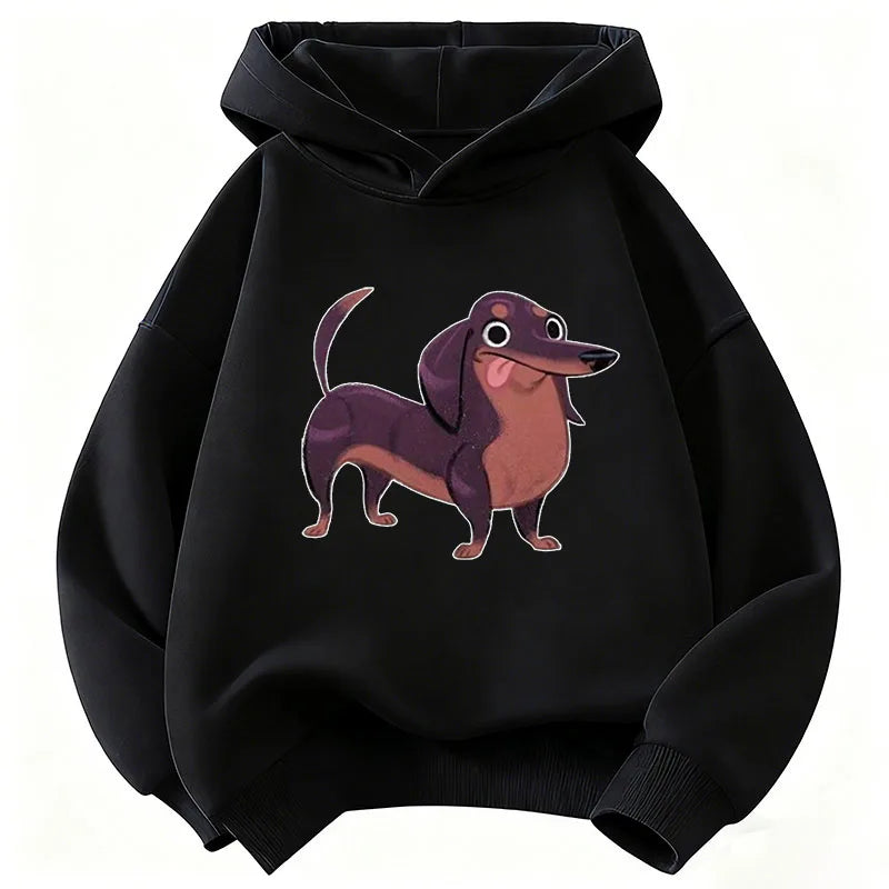 Dachshund Dog Funny Hoodie Kids Children's Sweatshirt