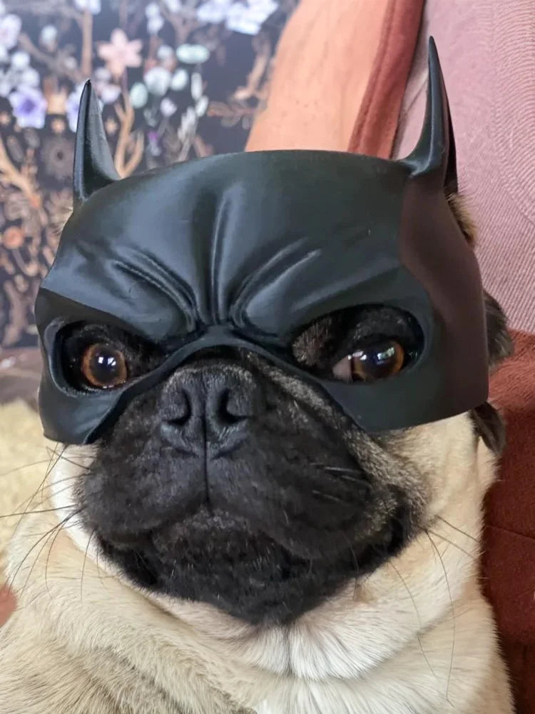 Dog Bat Cool Man Mask Dog Avenger Mask Cute Bat Mask Superhero Toys Halloween Costume For Dogs Pet Supplies