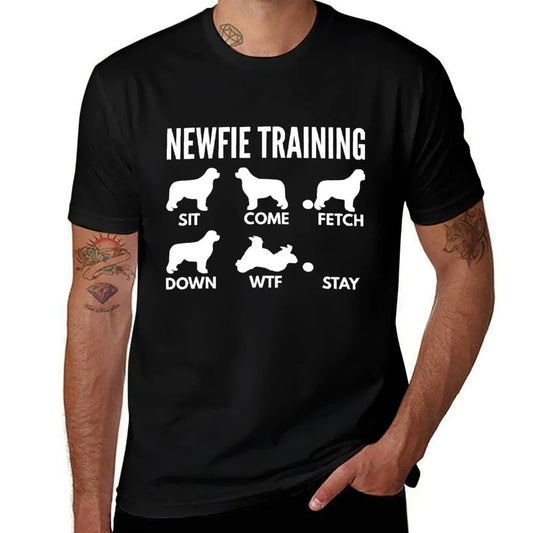Newfie Training Newfoundland Dog Tricks T-Shirt