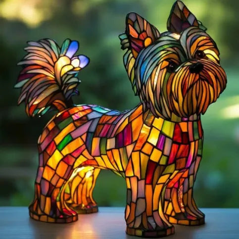 Dog, Cat & Animals Glass Lamp