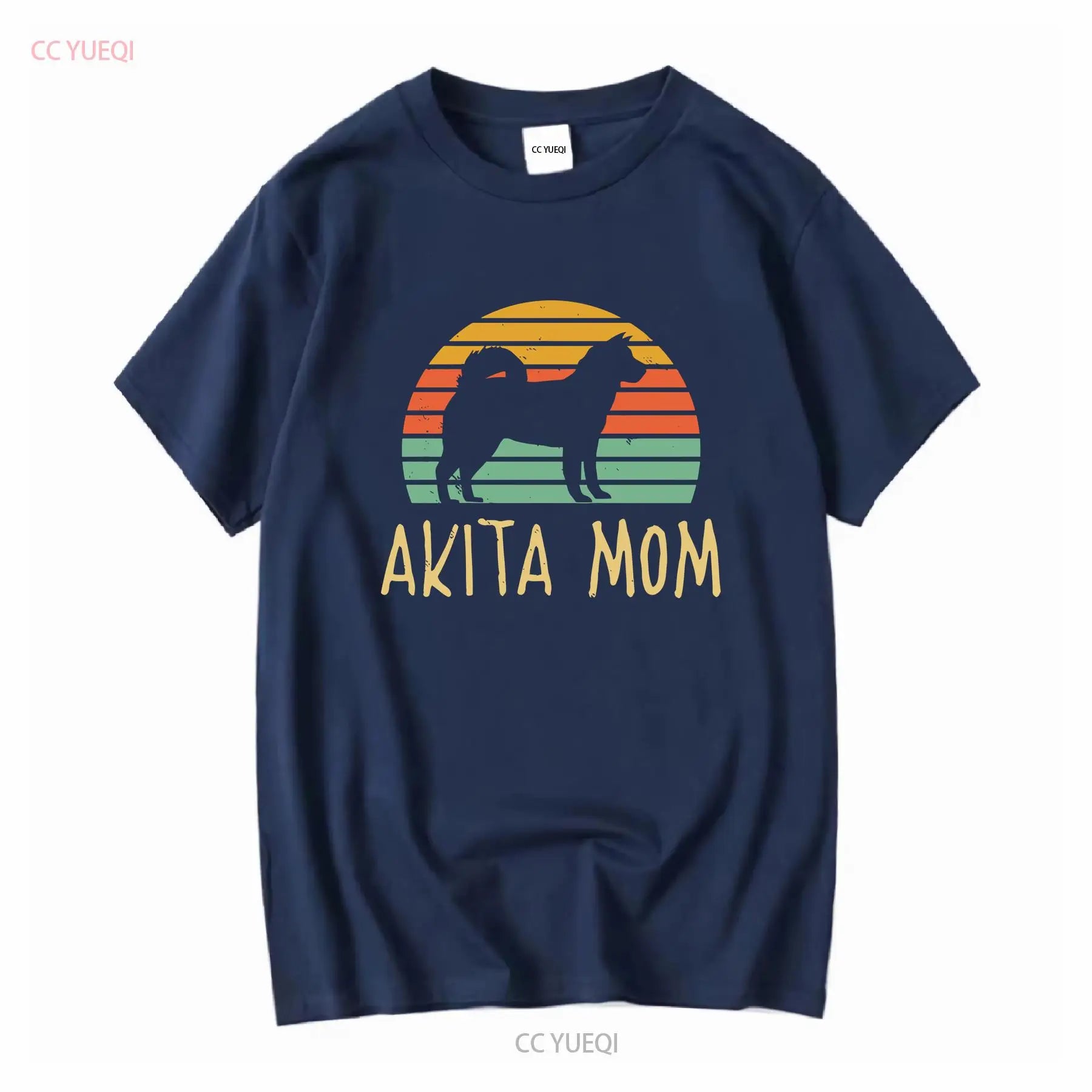 Vintage Akita Mom Dog T Shirt