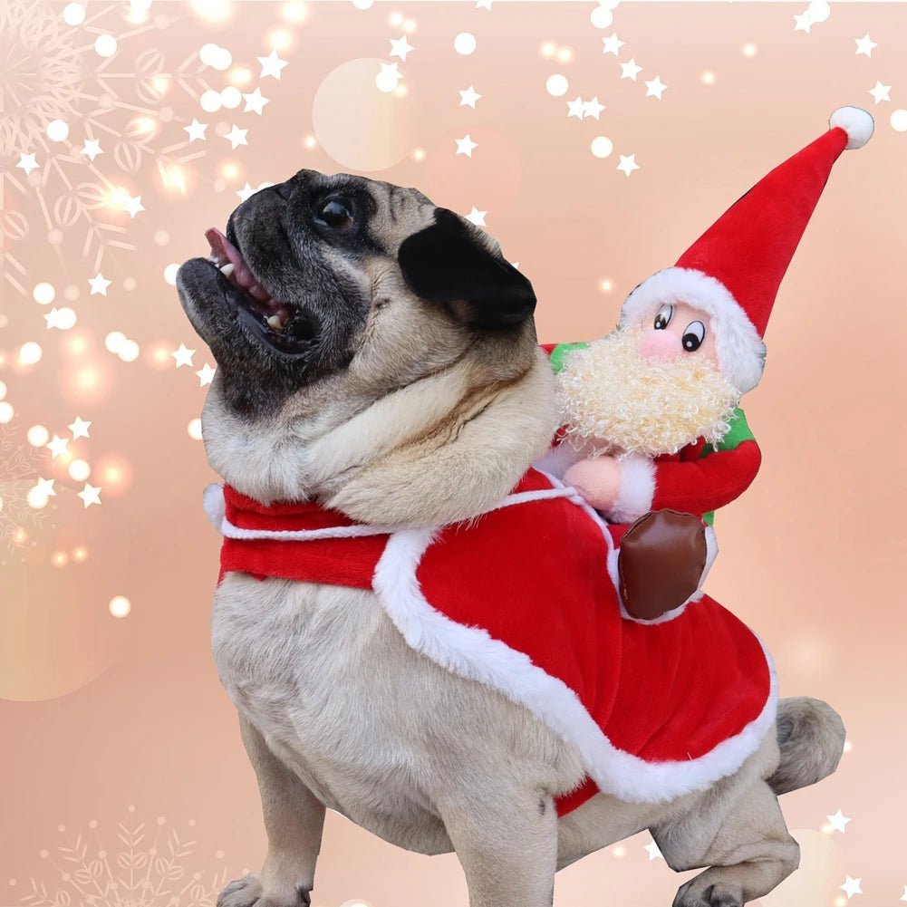 Halloween Dog Clothes Funny Pet Dogs Cosplay Costumes Set Christmas Dog Costume Comical Outfits for Pet Cat Puppy Party Clothing