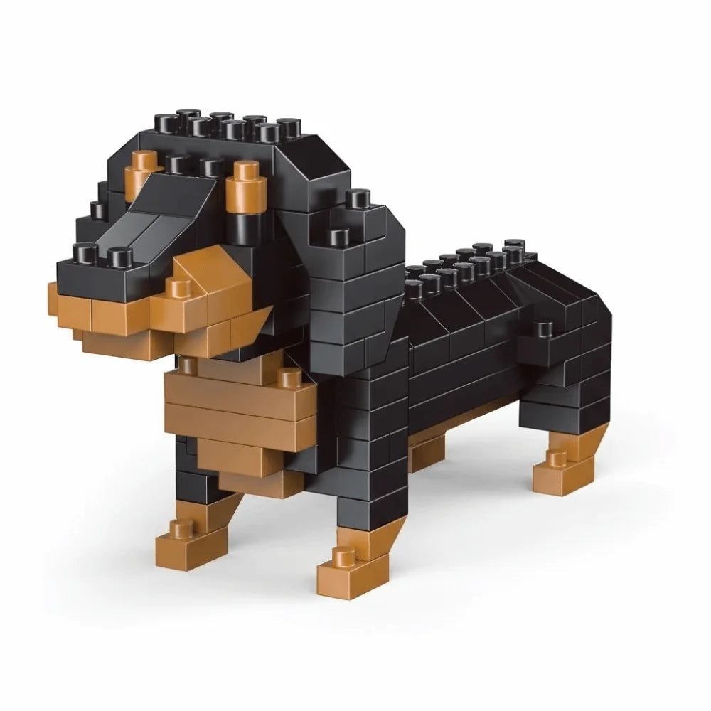 Dog Building Blocks Lifelike Appearance