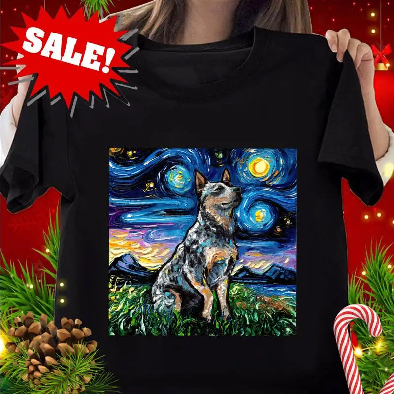 Australian Cattle Dog Art Abstract Artwork T Shirt