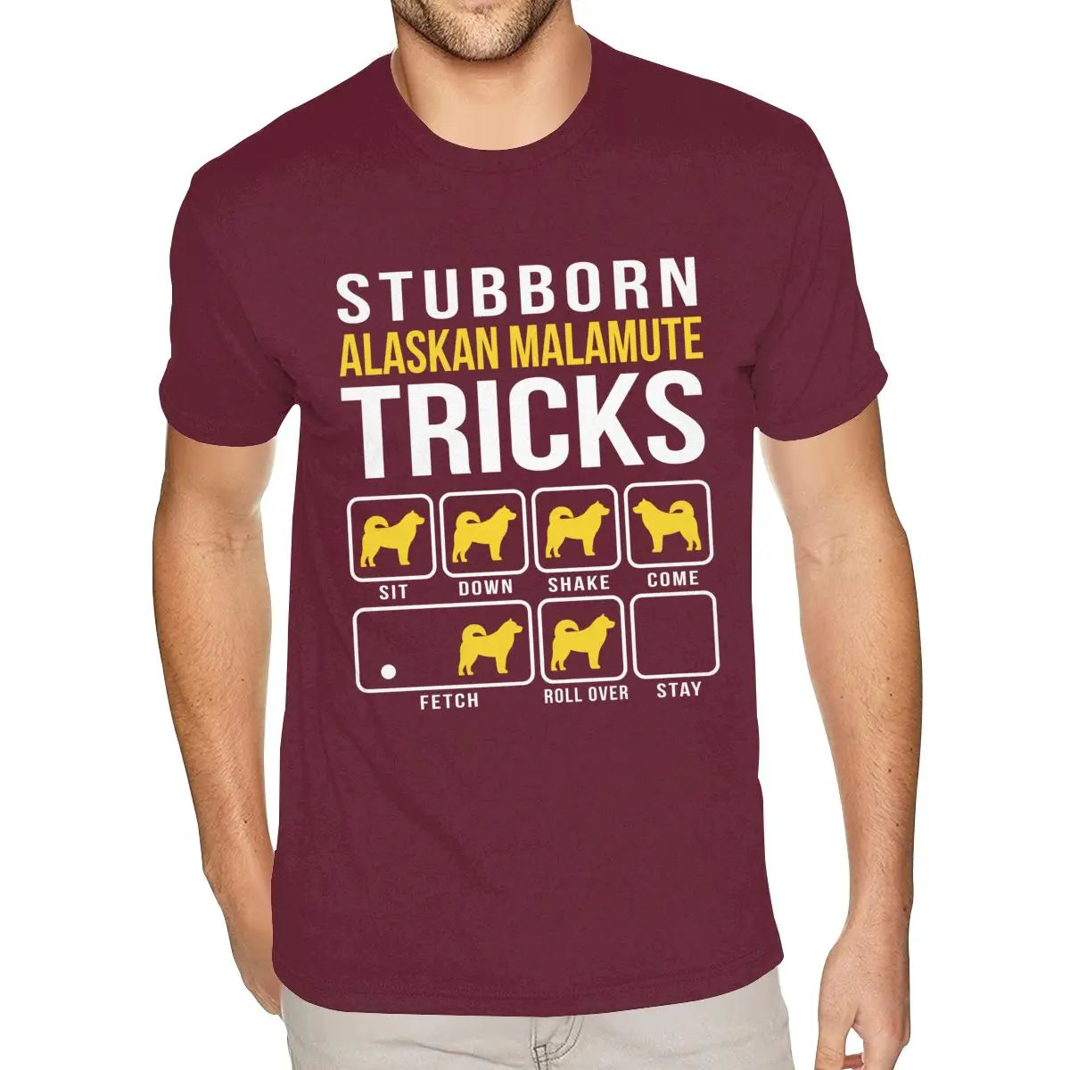 Alaskan Malamute Stubborn Tricks T-Shirt