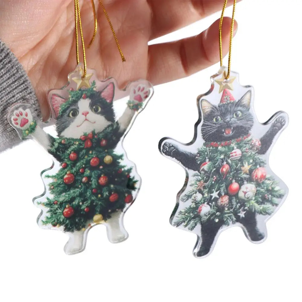 Black Cat Xmas Tree