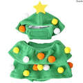 Christmas Pet Costume, Dog Cat Xmas Tree Outfit, Adjustable Warm Puppy Kitten Clothes, Hooded Pet Suit, Funny Festive Pet Dress