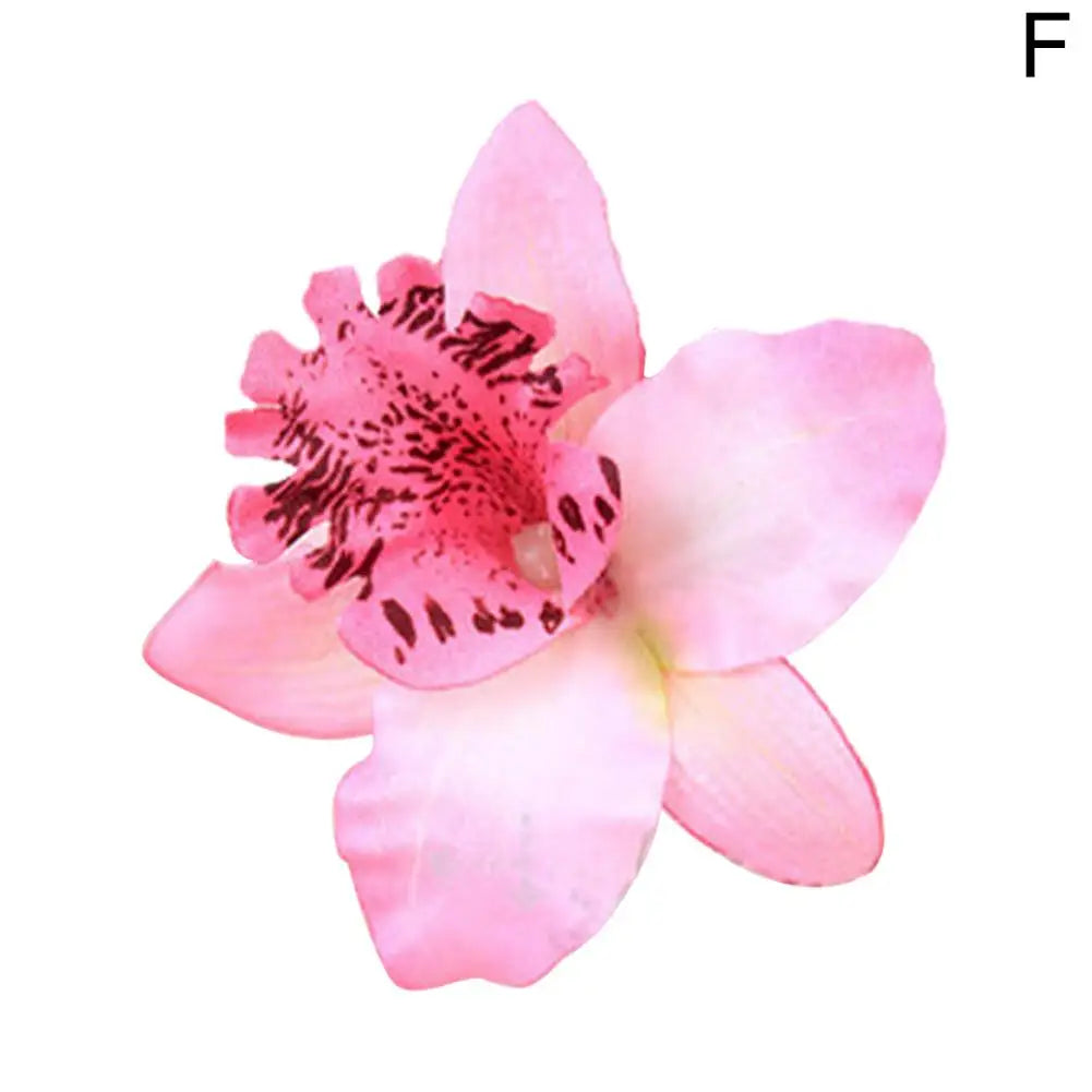 Hawaii Flower Hair Clips For Women Girls Floral Hibiscus Orchid Hairpins For Summer Beach Holiday Wedding Party Hair Access P0T4