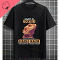 Men's "Bruh" Bearded Dragon Graphic T-Shirt Pure Cotton Short-sleeve Humor Style Tee Perfect Gift for Reptile Lovers