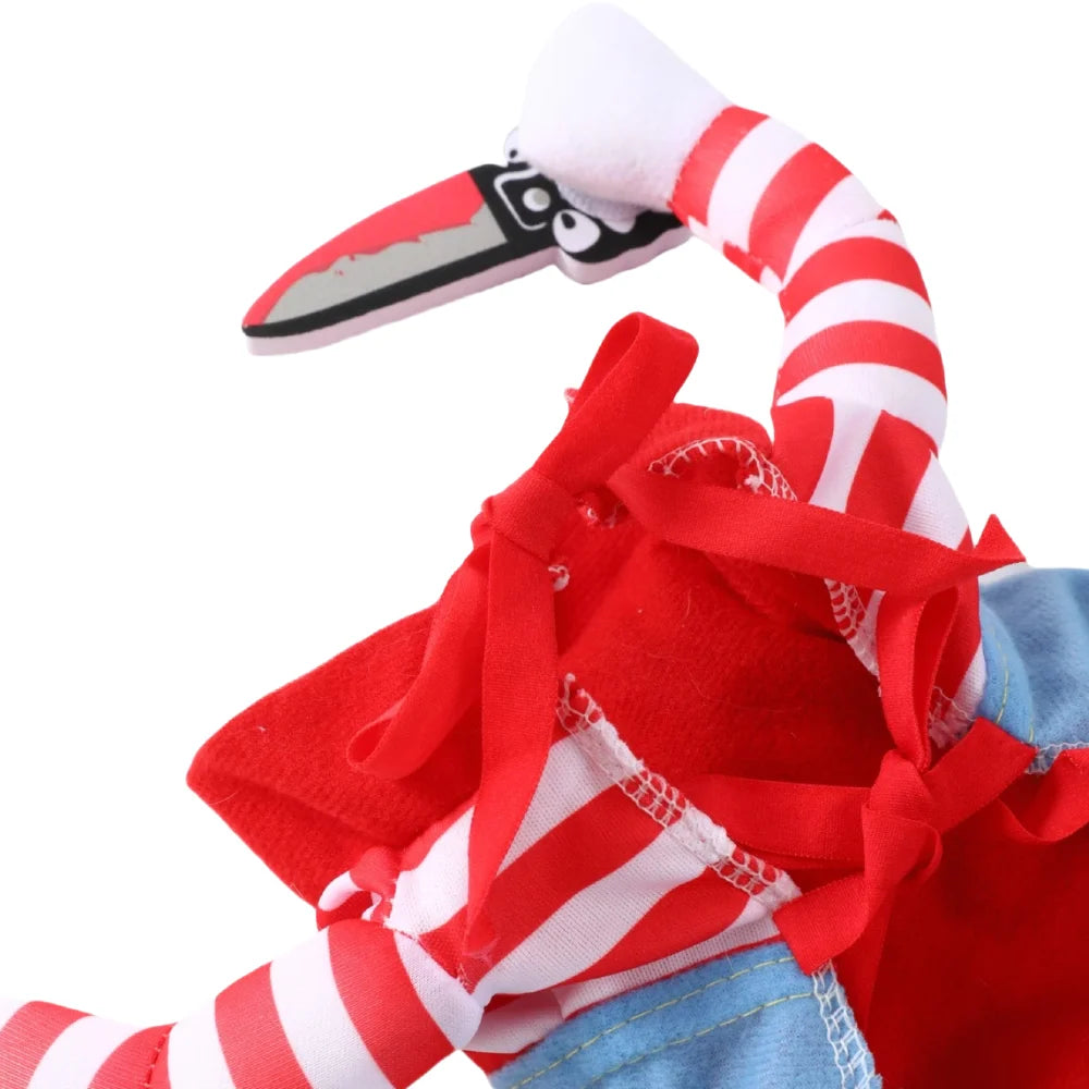Halloween Funny Dog Clothes for Small Medium Dogs Cats Party Dressed Up Cosplay Pets Costumes  Chihuahua Bulldog Puppy Outfits