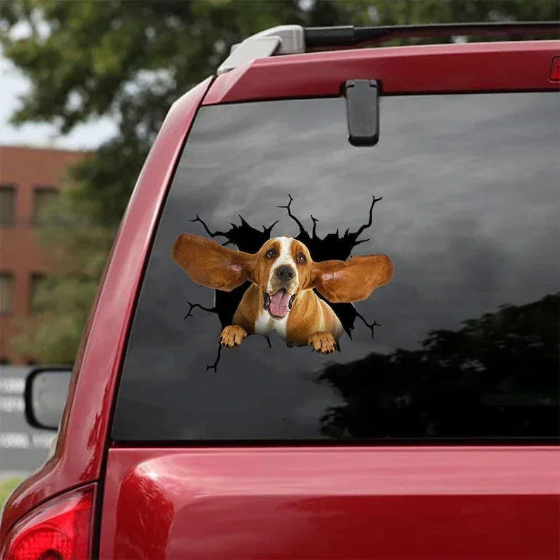 Basset Hound Car Stickers