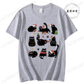 Cute Black Cat Christmas Shirt