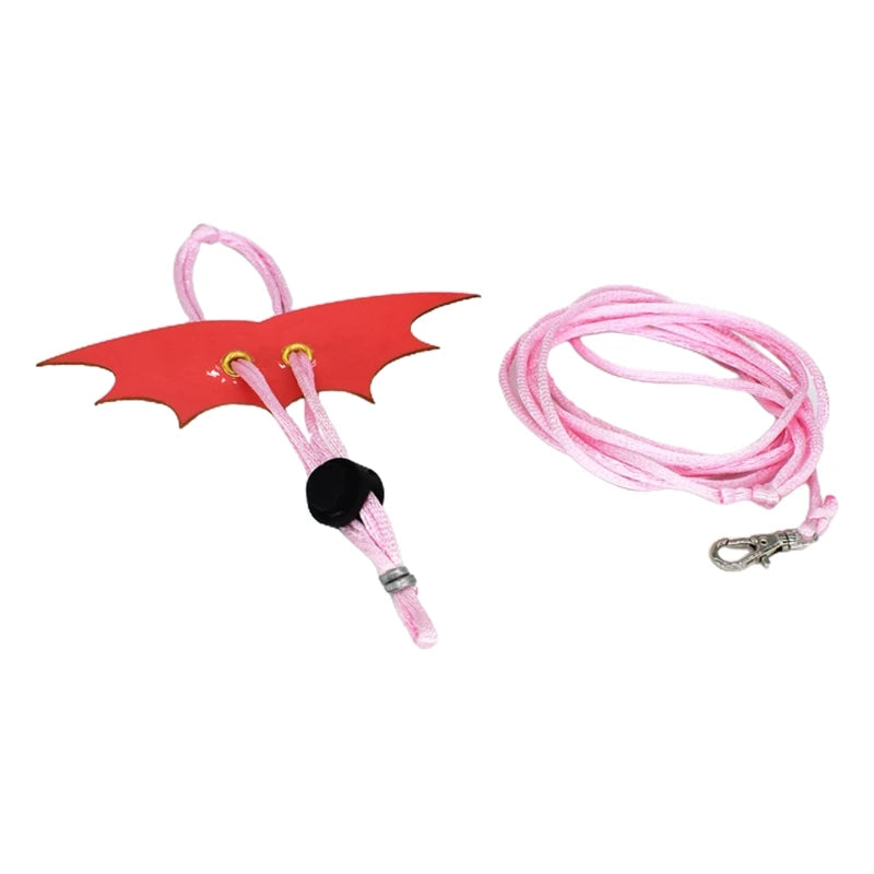 Bearded Dragon Harness and Leash Adjustable Leash Set with for Small Reptiles Junior Squirrels Hamsters