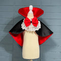 Dogs Halloween Vampire Cape Prince Puppy Pet Cosplay Clothes for Small Medium Dogs Christmas Dress Up Festival Outfits