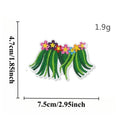 Summer Hot Hawaii Beaches Sun Hula Sea Iron-on Sew Embroidery Badge Patches DIY T-shirt Hat Backpack Clothing Appliques Sticker