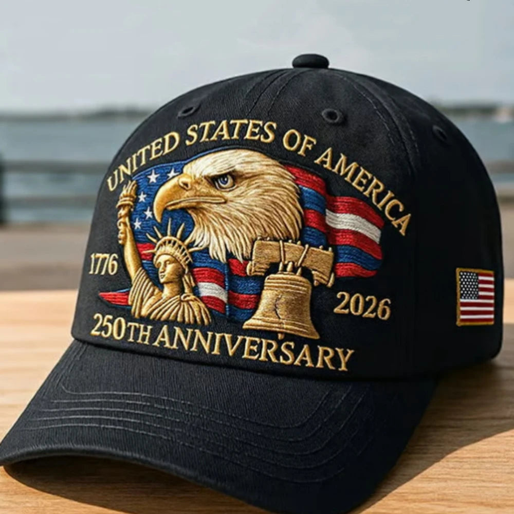 Anniversary Historic Patriotic Baseball Cap