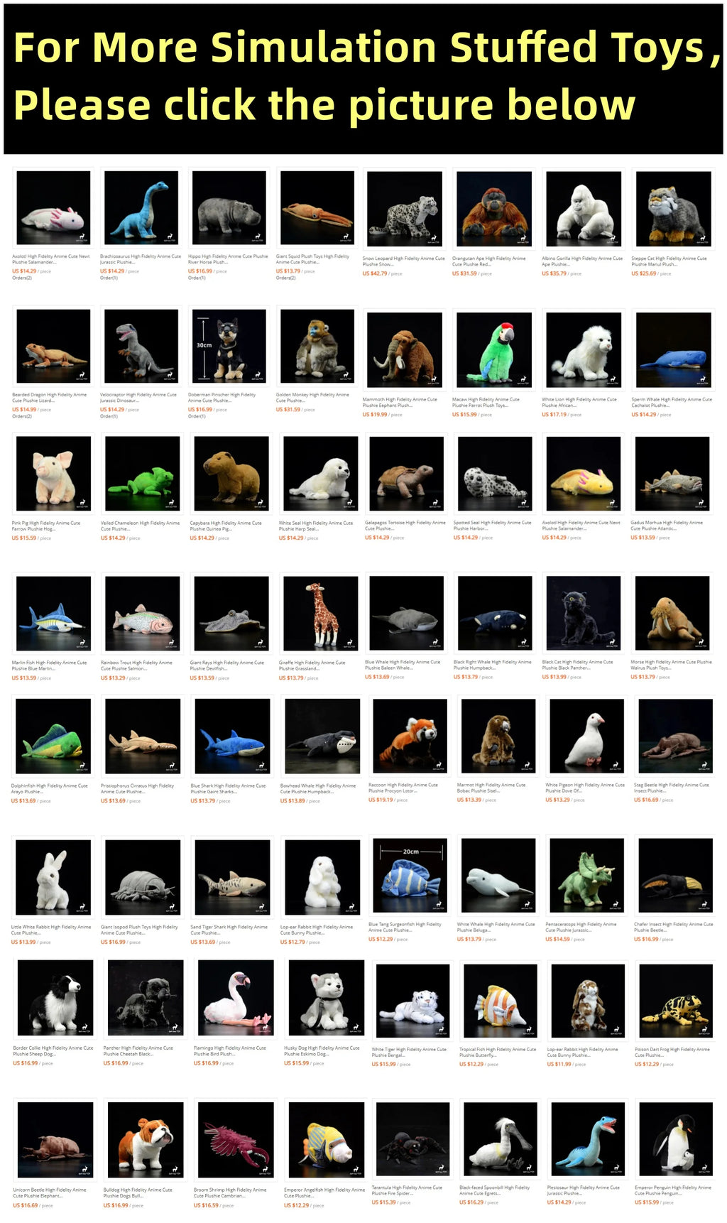 Bearded Dragon High Fidelity Anime Cute Plushie Lizard Plush Toys Lifelike Animals Simulation Stuffed Doll Kawai Toy Gifts Kids
