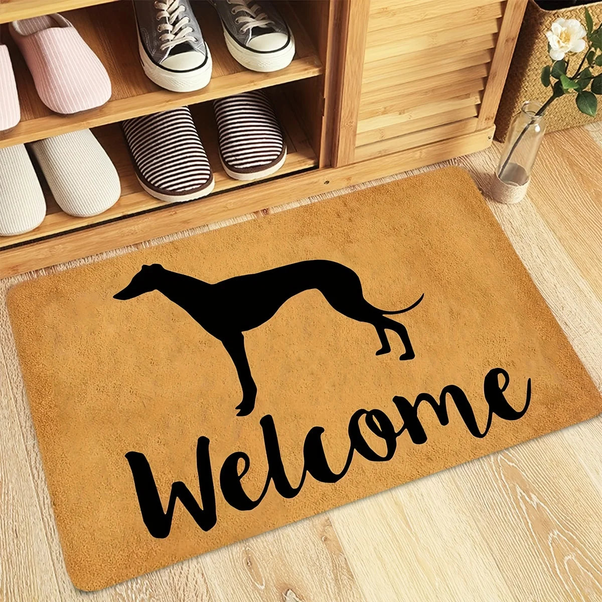 Greyhound Welcome Door Mat