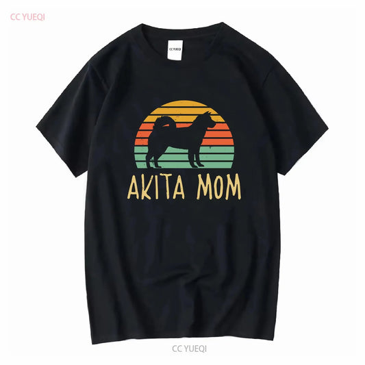 Vintage Akita Mom Dog T Shirt