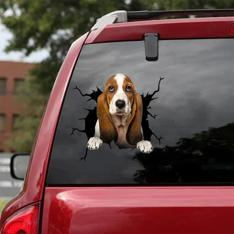 Basset Hound Car Stickers