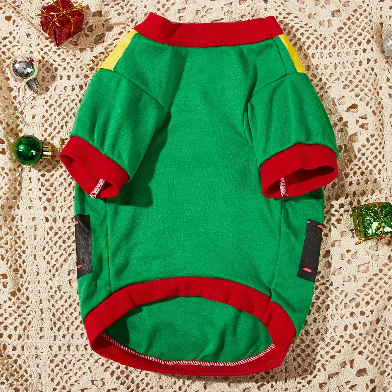 Christmas Dog Cat T-Shirt Cute Holiday Print Pet Clothes for Small Dogs, Teddy, Cats - Festive Xmas Apparel Supplies Dog Hoodies