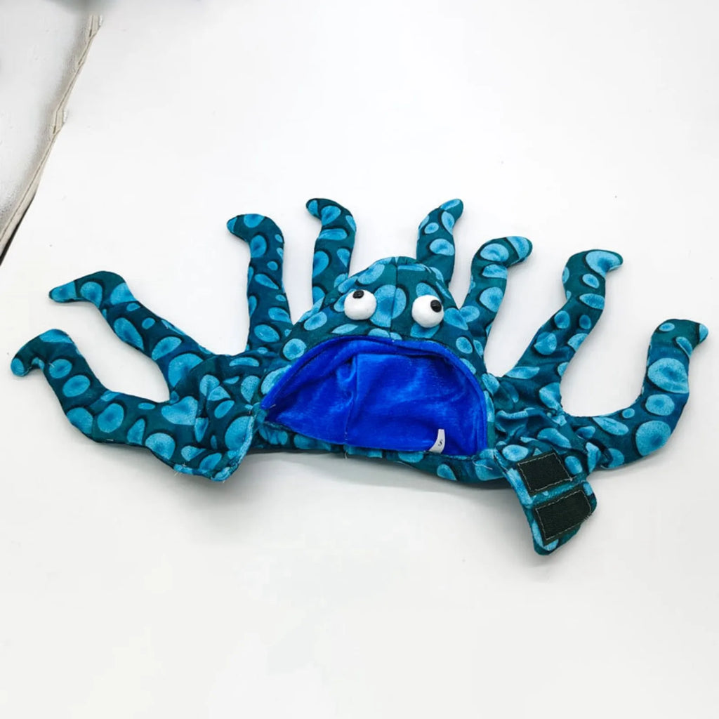 Dog Cat Octopus Costumes Pet Halloween Cosplay Dress Funny Octopus Costume Headwear for Small Dogs Chihuahua Pug Party Outfits