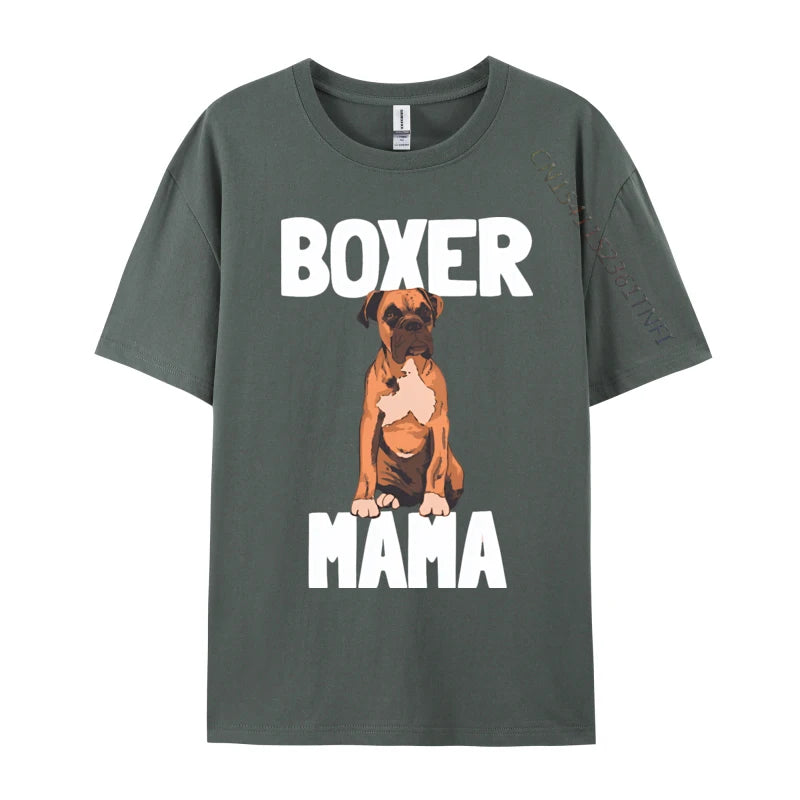 Boxer Dog Mama T Shirt