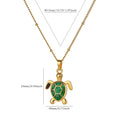 Cute Sea Turtles Necklace For Women Men Gold Color Stainless Steel Necklace Fashion Luxury Jewelry Anniversary Party Gifts