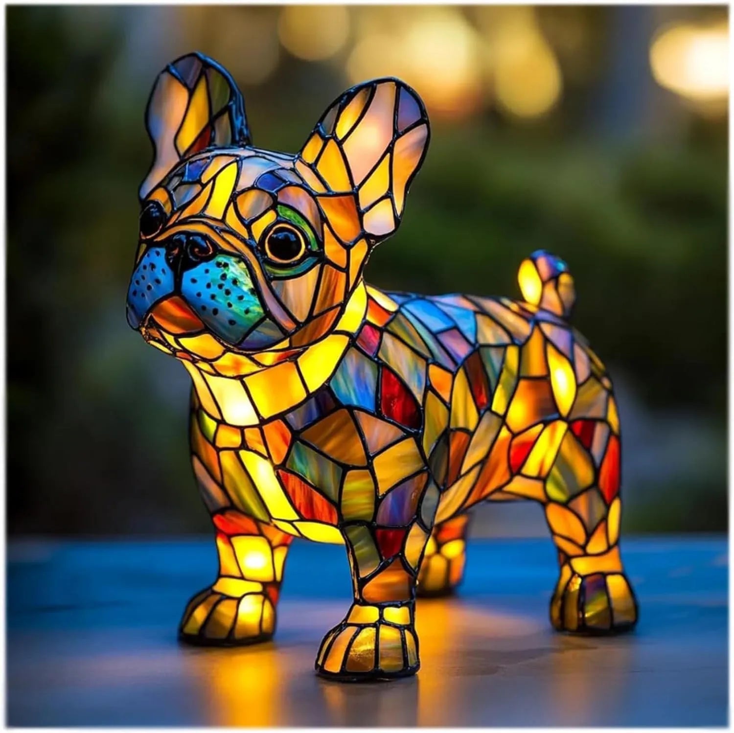 Dog, Cat & Animals Glass Lamp