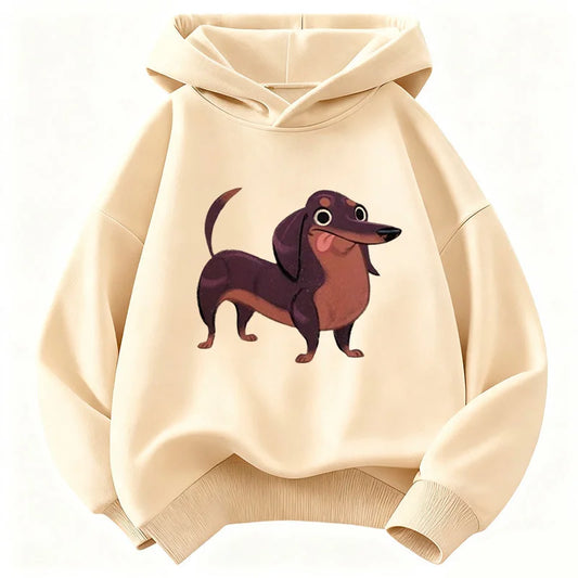 Dachshund Dog Funny Hoodie Kids Children's Sweatshirt