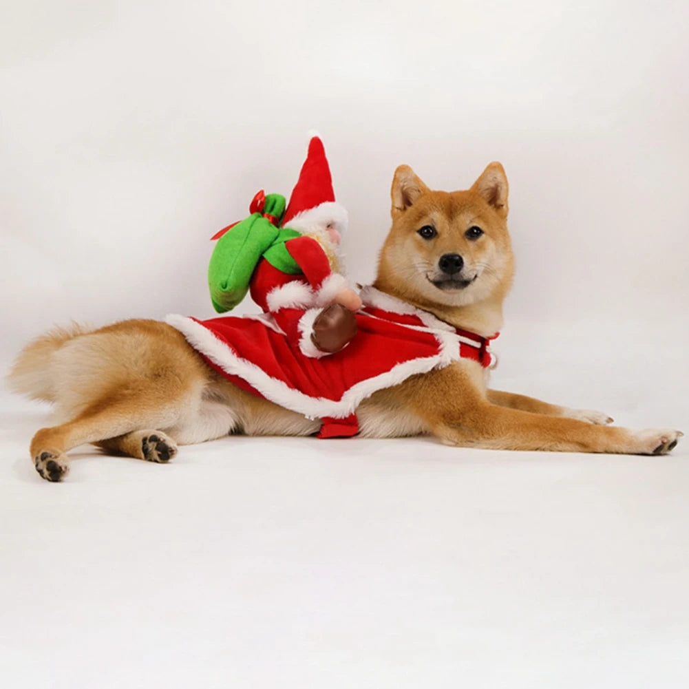 Halloween Dog Clothes Funny Pet Dogs Cosplay Costumes Set Christmas Dog Costume Comical Outfits for Pet Cat Puppy Party Clothing