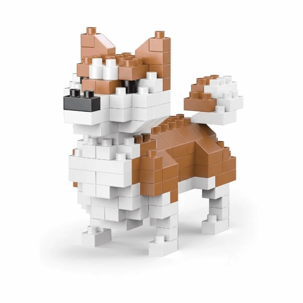 Dog Building Blocks Lifelike Appearance