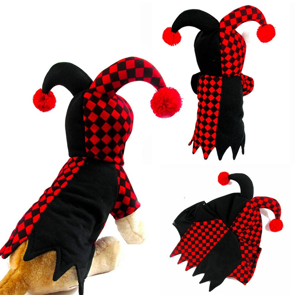 Halloween Dog Clothes Funny Pet Dogs Cosplay Costumes Set Christmas Dog Costume Comical Outfits for Pet Cat Puppy Party Clothing
