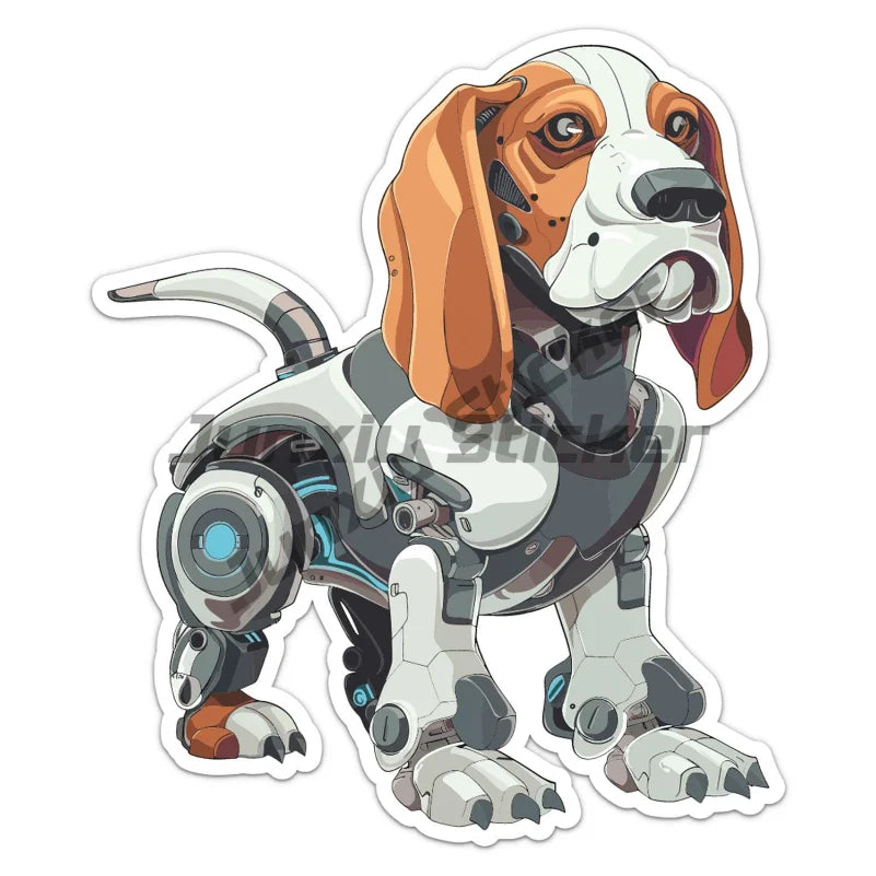 Sweet Basset Hound Sticker