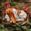 Basset Hound 3D Embossed Metal Sign Wall Art