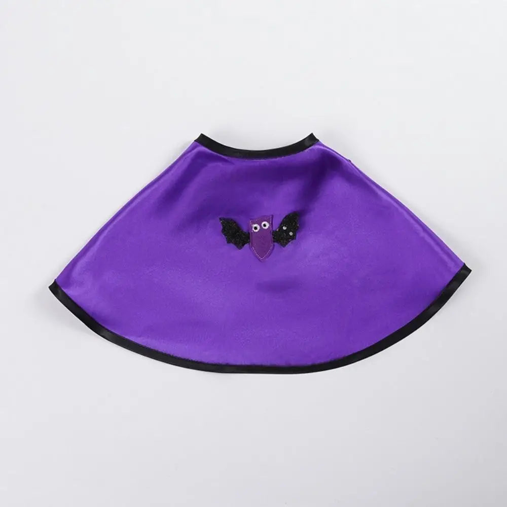 Adjustable Dog Halloween Costume Decorative Cartoon Pet Wizard Cloak Bat with Face Mask Cat Cosplay Outfit Halloween Party