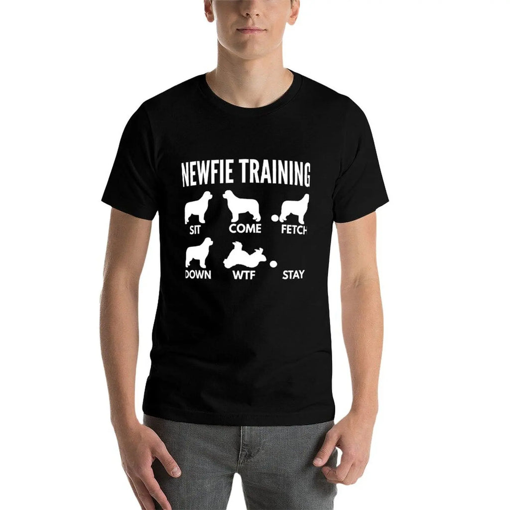 Newfie Training Newfoundland Dog Tricks T-Shirt