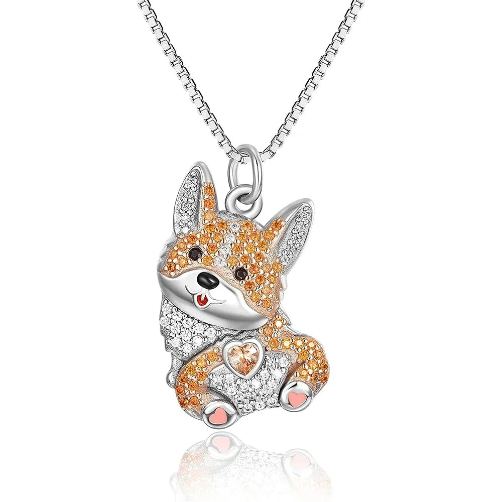 Cute Dog Pendant Necklace